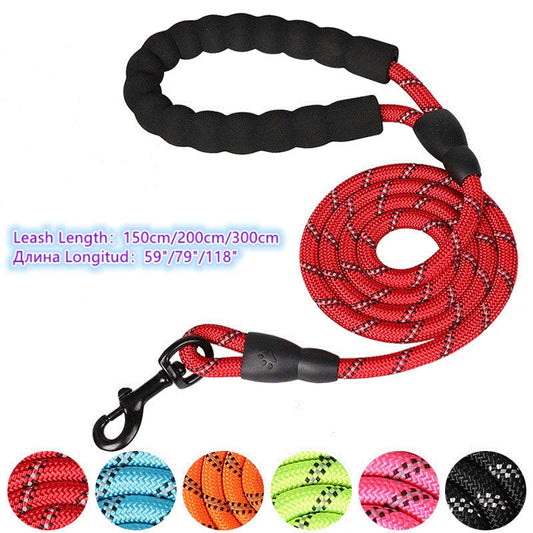 Reflective Pet Leash, 150/200/300cm for dogs of all sizes